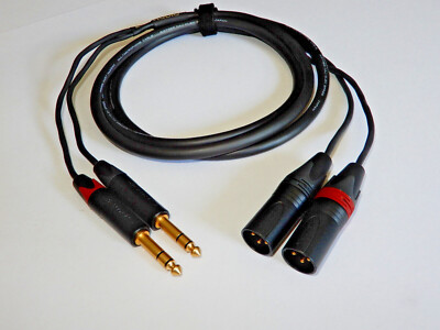 ESH AUDIO - 2 Channel XLR-TRS Loom - Mogami 2930 - Neutrik