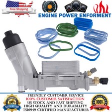 Aluminum For 2015 Jeep Wrangler Oil Cooler Housing Assembly 5184294AE 68310865AB