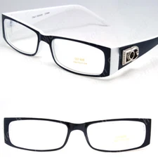 Mens Womens Clear Lens Rectangle Frame Eye Glasses Fashion Designer Optical RX