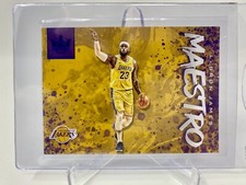 2019-20 Panini Court Kings LeBron James Sapphire Maestro psa bgs #’d 10/25 💎