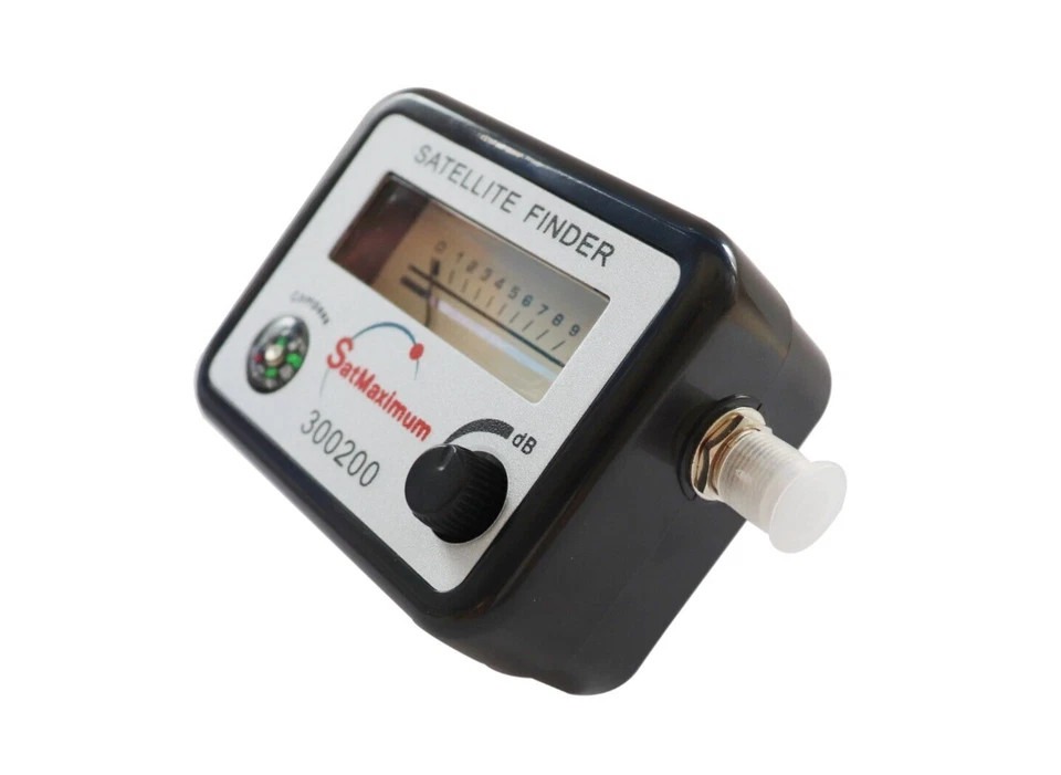 Analog Satellite Signal Finder Meter with Compass - Strength Detector - Image 2 of 4