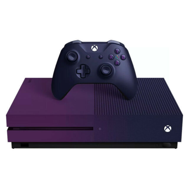 Commandant tellen Wanten Microsoft Xbox One S 1TB Fortnite Battle Royale Special Edition Bundle -  Gradient Purple for sale online | eBay