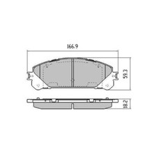 RDA Phantom Ceramic Brake Pad Set Front RDC2041