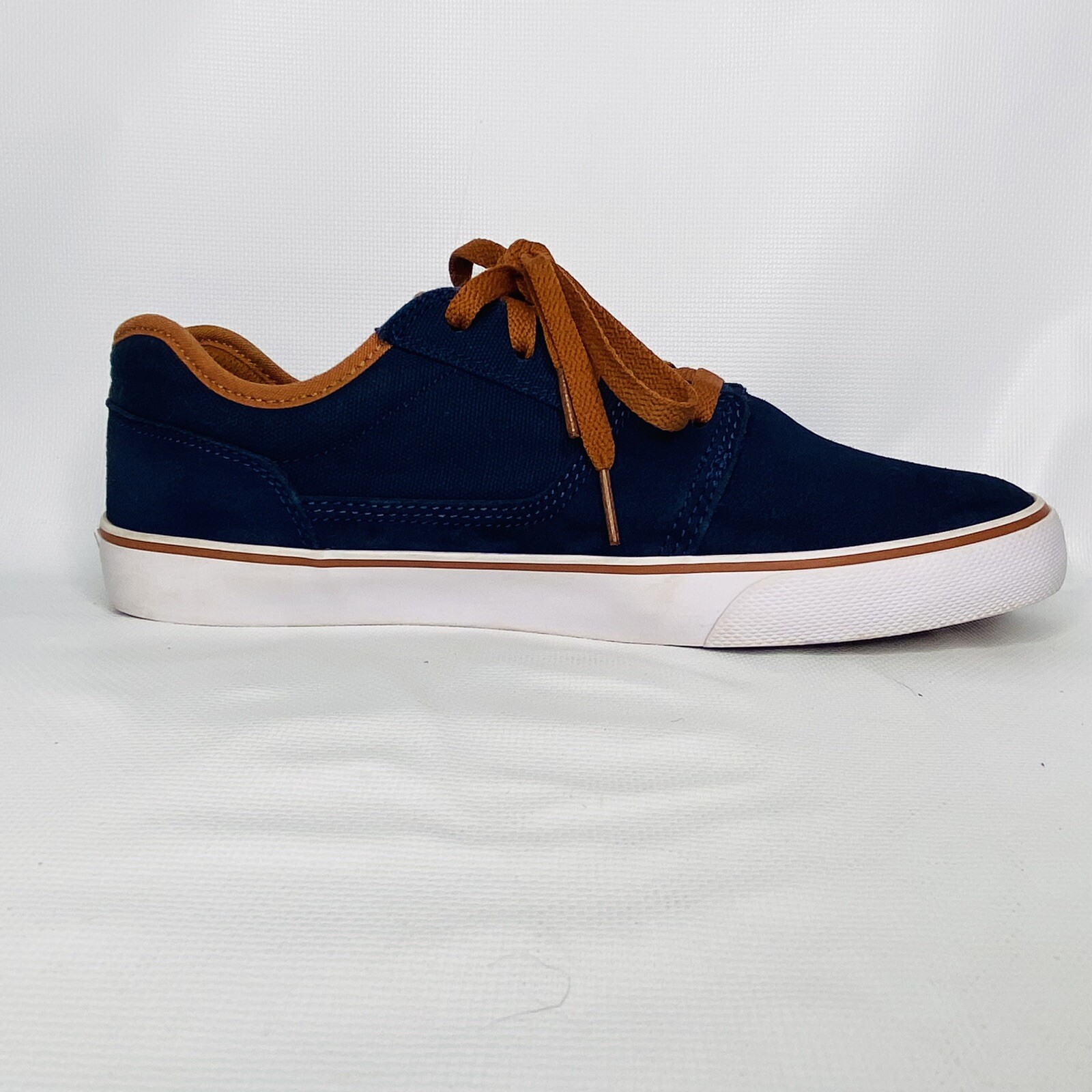 DC Skateboard Men's Shoes Blue & Chocolate Suede Size… Gem