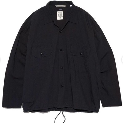 nanamica Black M Cotton Wool Deck Shirt Utility Jacket | eBay