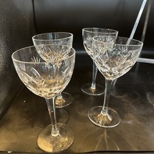 nachtmann crystal Bamberg Pattern Set Of 4 Water Goblets 6 3/4 In
