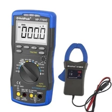 Digital Multimeter DC Current Clamp Meter 6000 Counts AC/DC Volt 600A True RMS