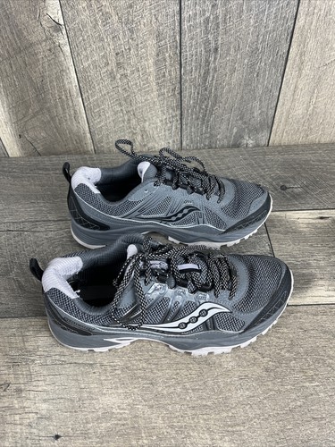 Scarpe da ginnastica donna Saucony Grid Escape TR4 grigie/nere S15423-5 taglia 8,5 - Foto 4 di 11