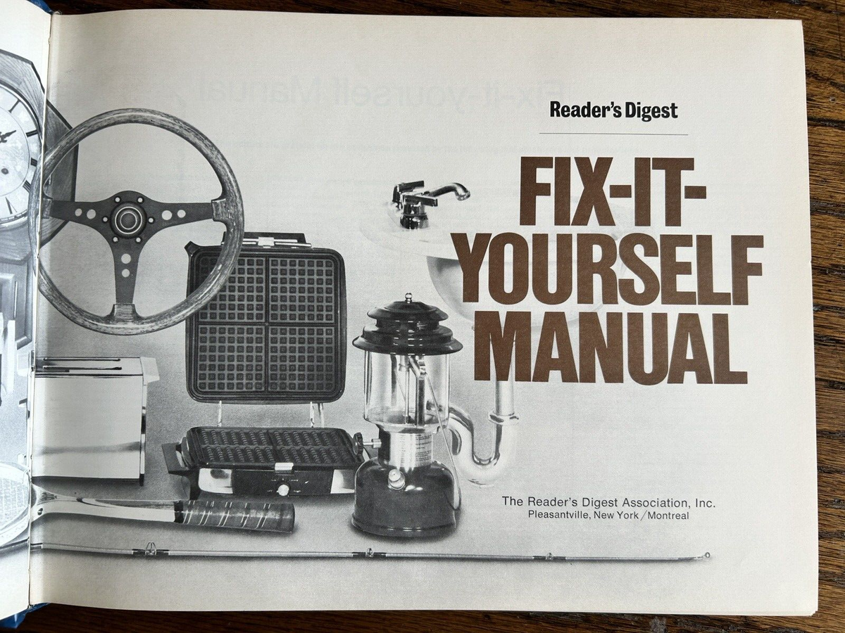 Fix-It-Yourself Manual : by Reader's Digest ( 1997 : HC ) | eBay