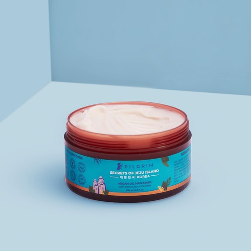 PILGRIM Korean Argan Oil Hair Mask For Dry & Frizzy Hair Controls Hair Fall - Picture 2 of 4