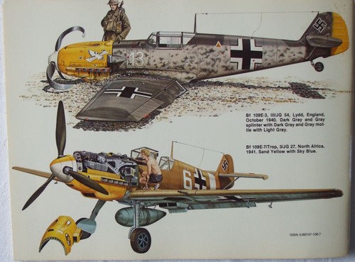 Messerschmitt Bf 109 in Action Pt 1 - Squadron/Signal Publications No 44 - Picture 6 of 6