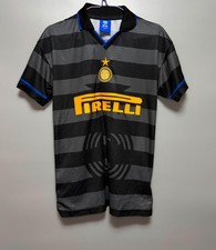 INTER MILAN ITALY 1997/1998 THIRD 3RD UEFA FOOTBALL SHIRT JERSEY RETRO SIZE S