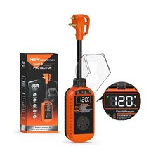 Smart RV Surge Protector 30 Amp with Auto Shutoff & Reset, 10,000J 30 Amp RV ...