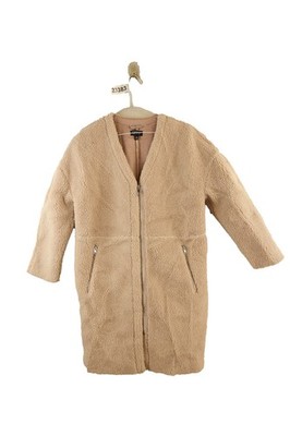 TOPSHOP Rosa Flor Mantel Größe UK 10 Damen Teddybär Freizeit Outdoor 023383