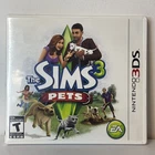 The Sims 3: Pets Nintendo - 3DS Game Complete w/ Case & Manual
