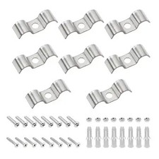 8 Sets 38 Double Line Clamp 304 Stainless Steel Fuel Lines C Size 3810mm