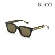 GUCCI GG1732SK Tortoise Oval Acetate Sunglasses Brown Lens UV Protection