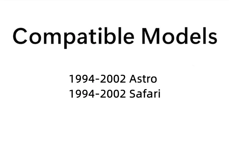 Fit 94-02 Chevrolet Astro GMC Safari Rear Back Window Glass Heated Stationary Foto 4 de 4