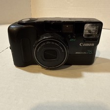 Canon Sure Shot Mega Zoom 76 35MM Point Shoot Film Camera untested