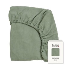 Organic Cotton Fitted Crib Sheet 28" x 52" UltraSoft, Breathable Muslin