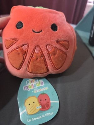 Squishmallows Flip A Mallow Lil Gouda & Ritter Stofftier Plüschtier