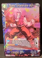 TRUNKS UNBELIEVABLE MIGHT BT13-042 SR FOIL DRAGON BALL SUPER CARD NM CONDITION