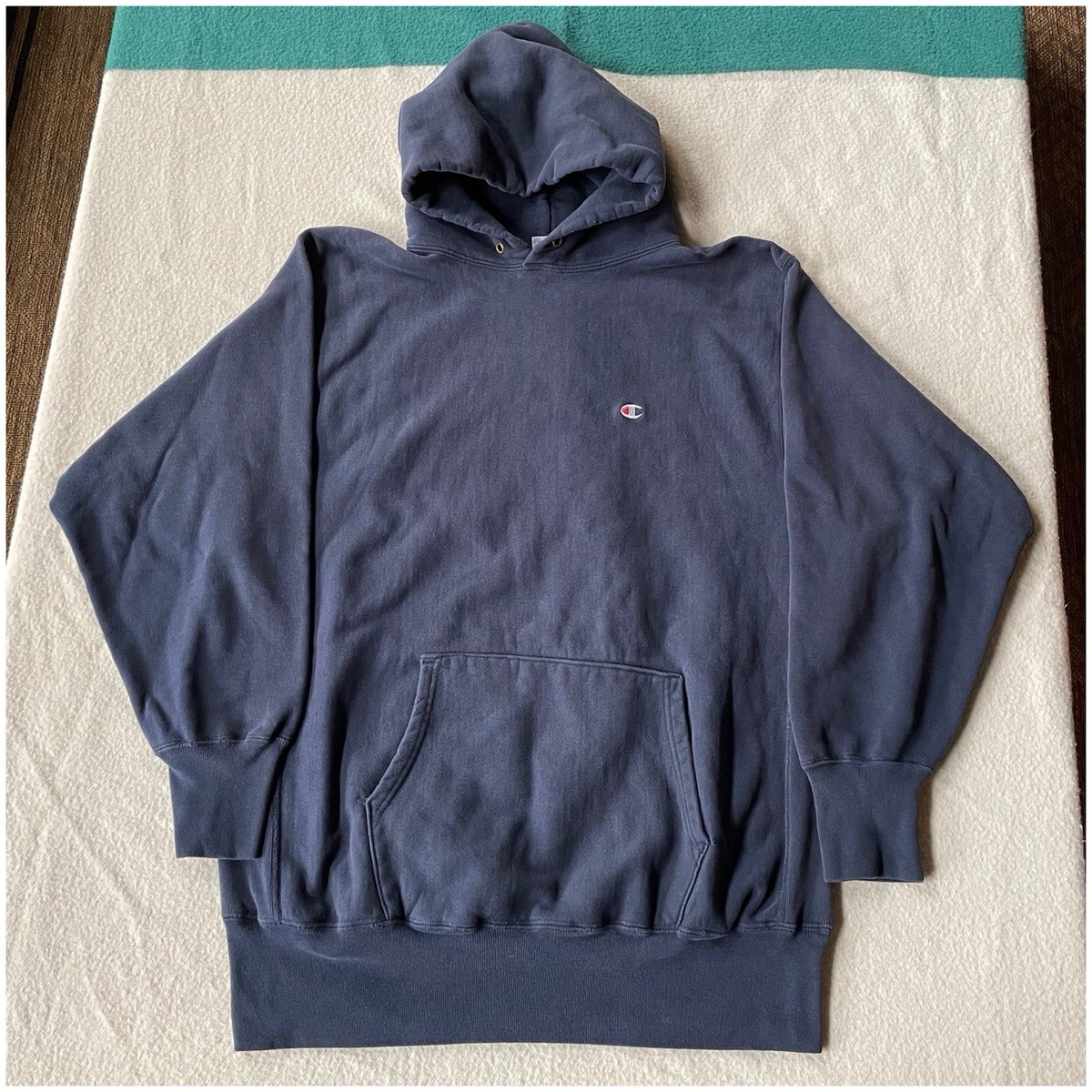 90s Champion Reverse Weave XXL USA製 Vintage 90's Champion Reverse Weave Sweatshirt Men's XL Navy