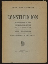 Eduardo Jimenez de Arechaga / Constitucion Texto Conteniendo las Disposiciones