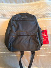 Wolverine 27L Slimline Laptop Backpack 17in Fit Water-Resistant Padded Black