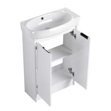 23" Freestanding Bathroom Vanity with Sink, Soft Close Doors