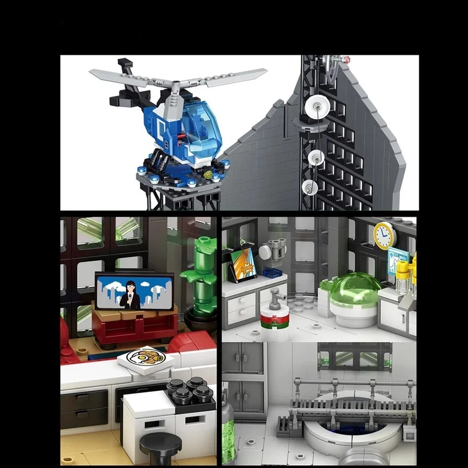 Increíble Spider-Man Torre Oscorp bloques de construcción 6735 piezas regalo de Navidad de cumpleaños Foto 4 de 4