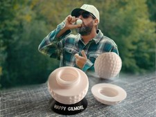 Happy Gilmore Golf Ball Flask