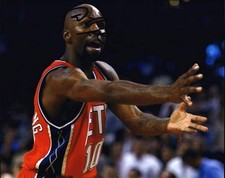 Darrell Armstrong signed NBA basketball 8x10 photo W/Certificate Autographed 002