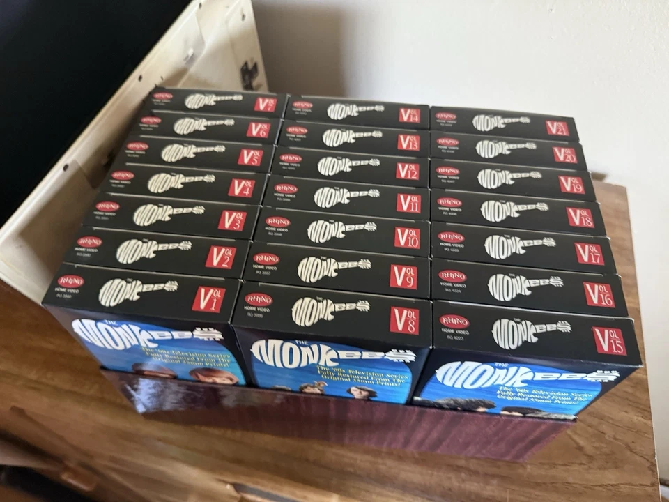 The Monkees Deluxe Limited-Edition 21 VHS Tapes Box Set TV Series - Image 2 of 4