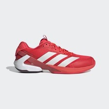 Size UK 8.5 Adidas Adizero Ubersonic 5 Tennis Shoes Hard Court Red