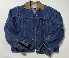 Vintage 70s Lee Storm Rider Denim Jacket Blanket Lined Union Made Size 40