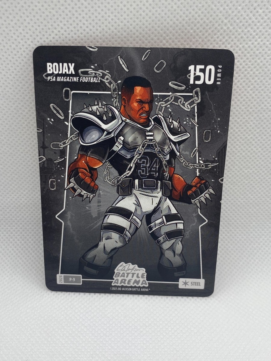 Bo Jackson Battle Arena 2026 Bojax P-9 PSA Magazine Exclusive SP Steel 150 Power