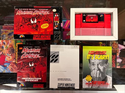 Spider-Man Venom Maximum Carnage (Super Nintendo SNES, 1994
