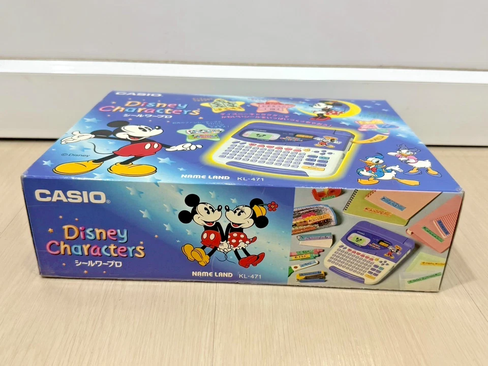 Disney Characters Casio KL-471 Name Land Seal Word Processor New Open Box RARE - Image 2 of 4