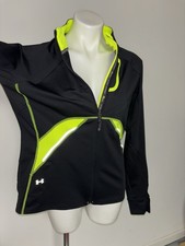 Under Armour full-zip running Semi Fitted Cold Gear Womens jacket Size L
