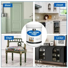 All-in-One Paint Kit,  Golden Cabinet Furniture Paint w/Built-in Primer Topcoat