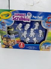 Crayola Paw Patrol Scribble Scrubbie 8 Washable Figurines 8 Markers