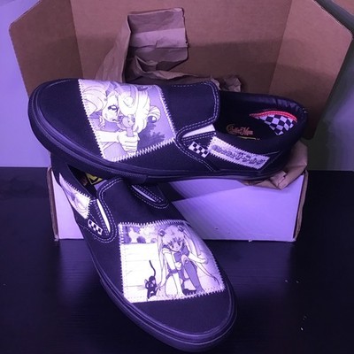 Mens Size 12 - Vans X Sailor Moon - Pretty Guardians Sailor Moon Skate Slip On