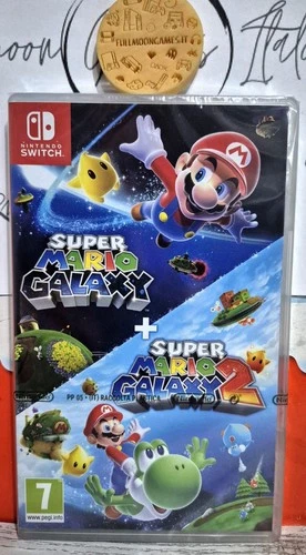 SUPER MARIO GALAXY 1 + 2 NINTENDO SWITCH FREE UPGRADE SWITCH 2 EDIZ ITALIANA NEW