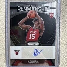 2023-24 Panini Prizm Rookie Penmanship Auto Bulls Adama Sanogo 