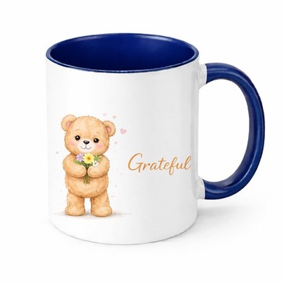 Dankbarer Teddybär Tasse Brew Crew Geschenke weiß Keramik inspirierendes Geschenk