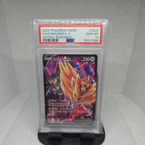 2022 POKEMON SWORD & SHIELD ASTRAL RADIANCE #TG22 ZAMAZENTA V PSA 10