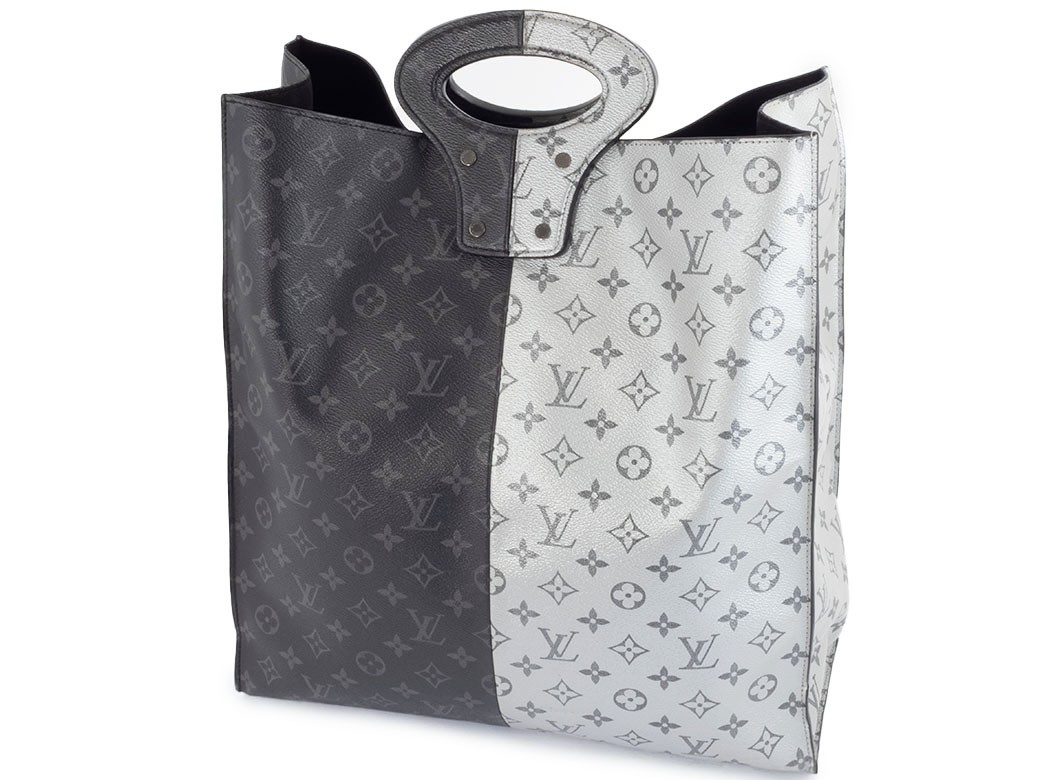 Louis Vuitton Split Bag Monogram Eclipse Tote M43… - image 10