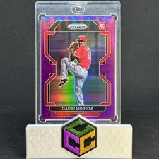 2022 Panini Prizm - Purple Prizm - #95 Dauri Moreta - RC