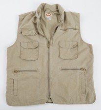 Vintage Banana Republic Tan Safari Photographer, Fishing, Hunting Vest Size XL